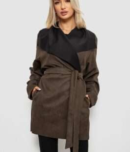 Кардиган женский однотонный, цвет хаки, 257R001