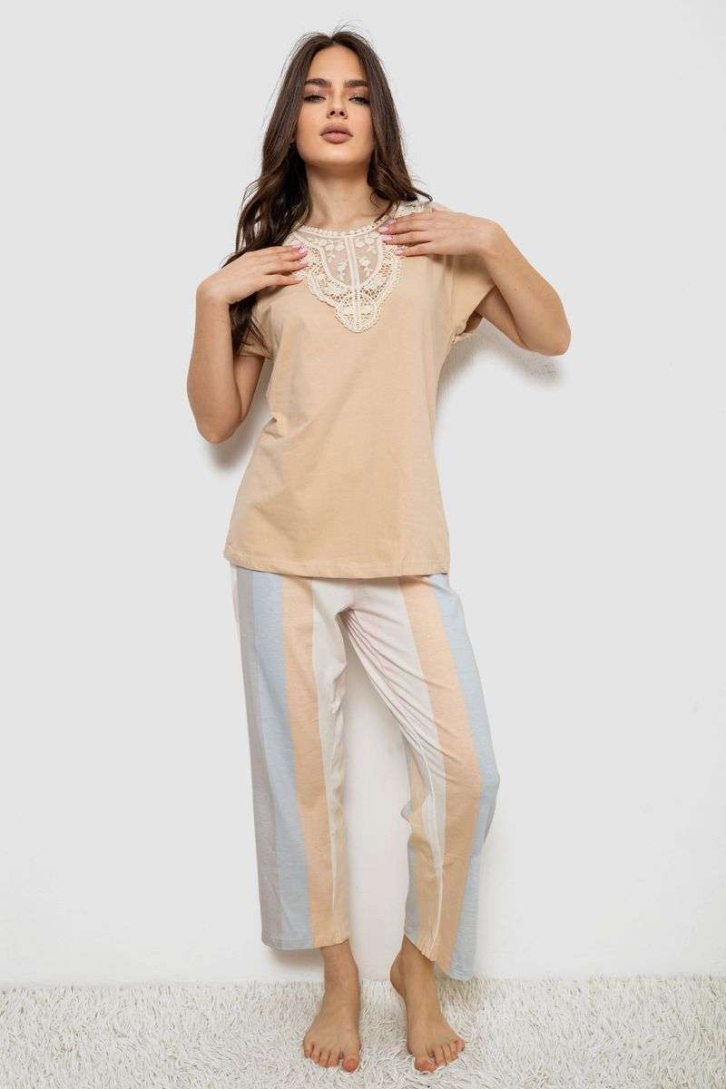 Пижама женская с принтом