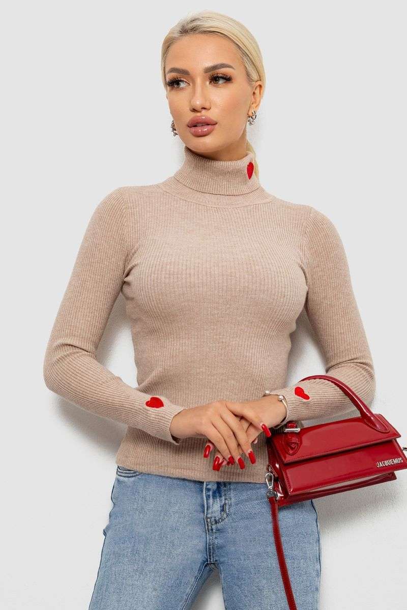 Гольф женский однотонный