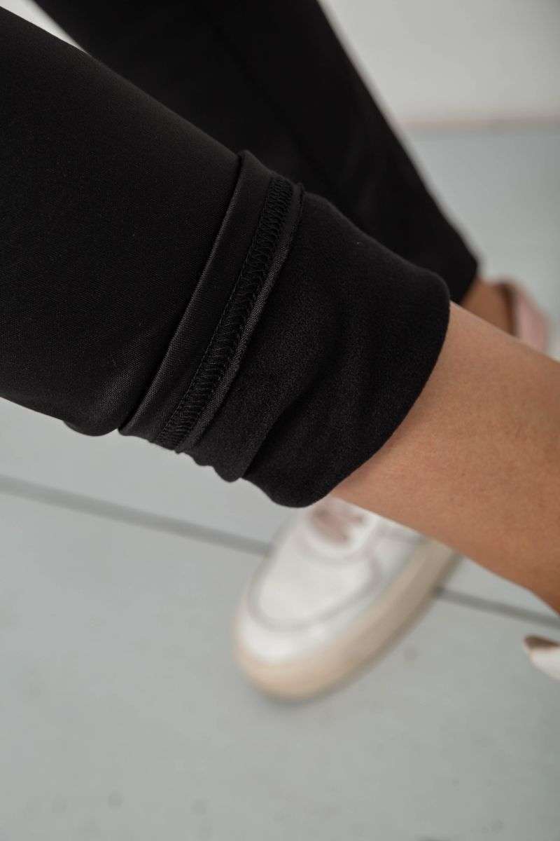 Лосины однотонные, цвет черный, 238R58650 — изображение 6