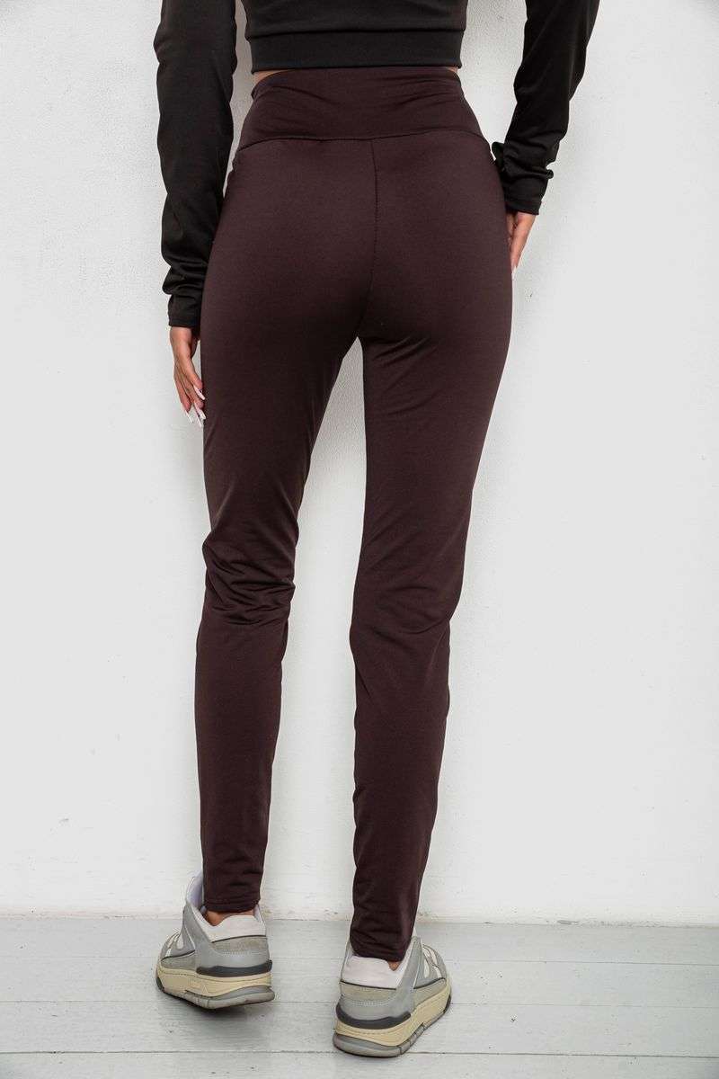 Лосины однотонные, цвет шоколадный, 238R58650 — изображение 4