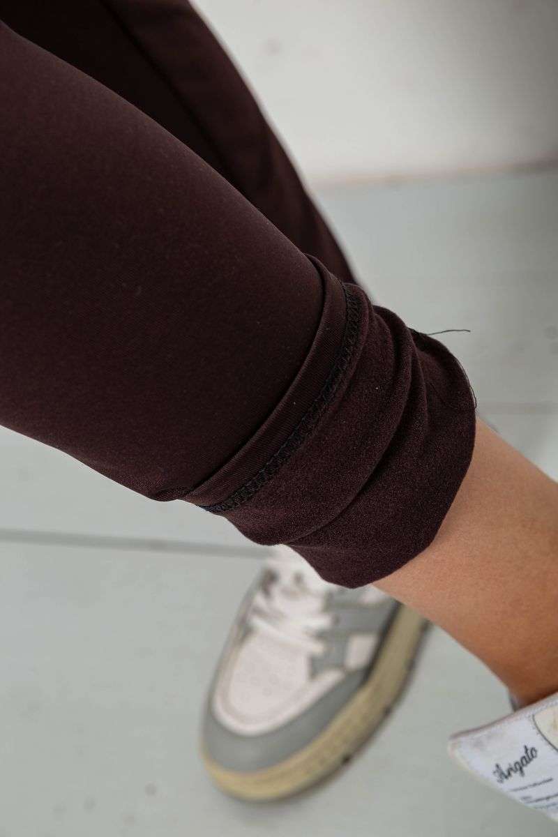 Лосины однотонные, цвет шоколадный, 238R58650 — изображение 5