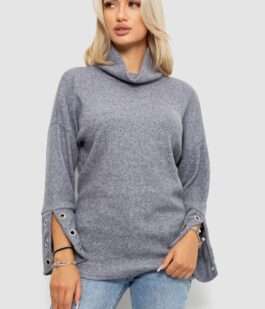 Гольф женский, цвет серо-синий, 257R111-1