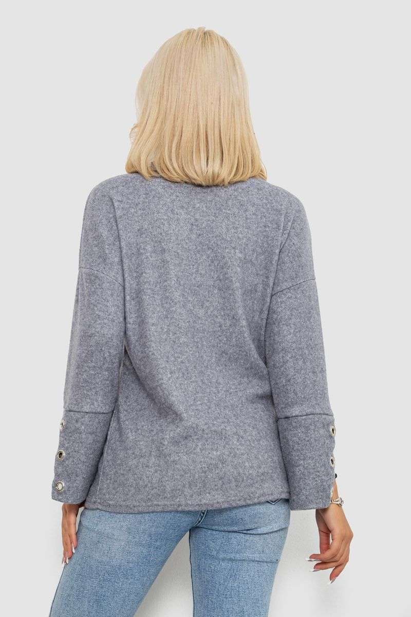 Гольф женский, цвет серо-синий, 257R111-1 — изображение 4