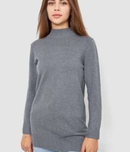 Свитер женский однотонный, цвет серый, 244R5550