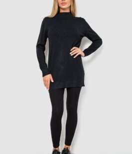 Свитер женский однотонный, цвет черный, 244R5550