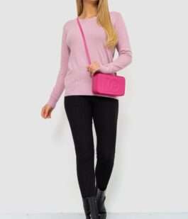 Кофта женский однотонный повседневный, цвет пудровый, 244R2033