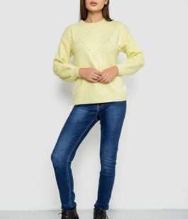 Свитер женский, цвет светло-салатовый, 244R2026-8