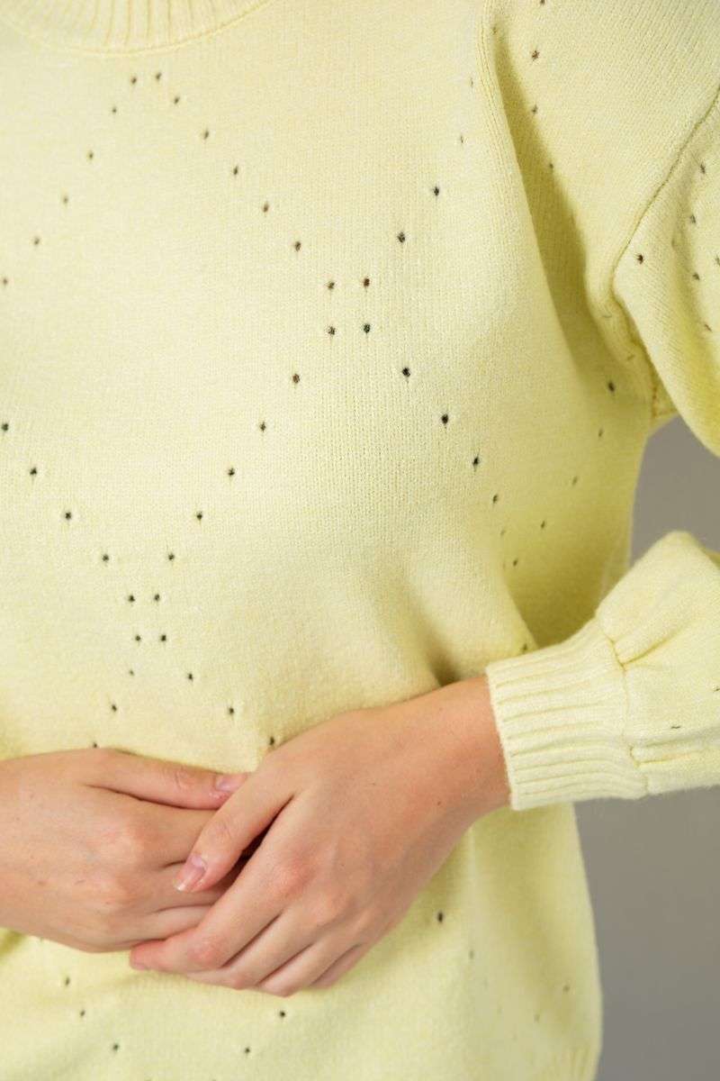 Свитер женский, цвет светло-салатовый, 244R2026-8 — изображение 5