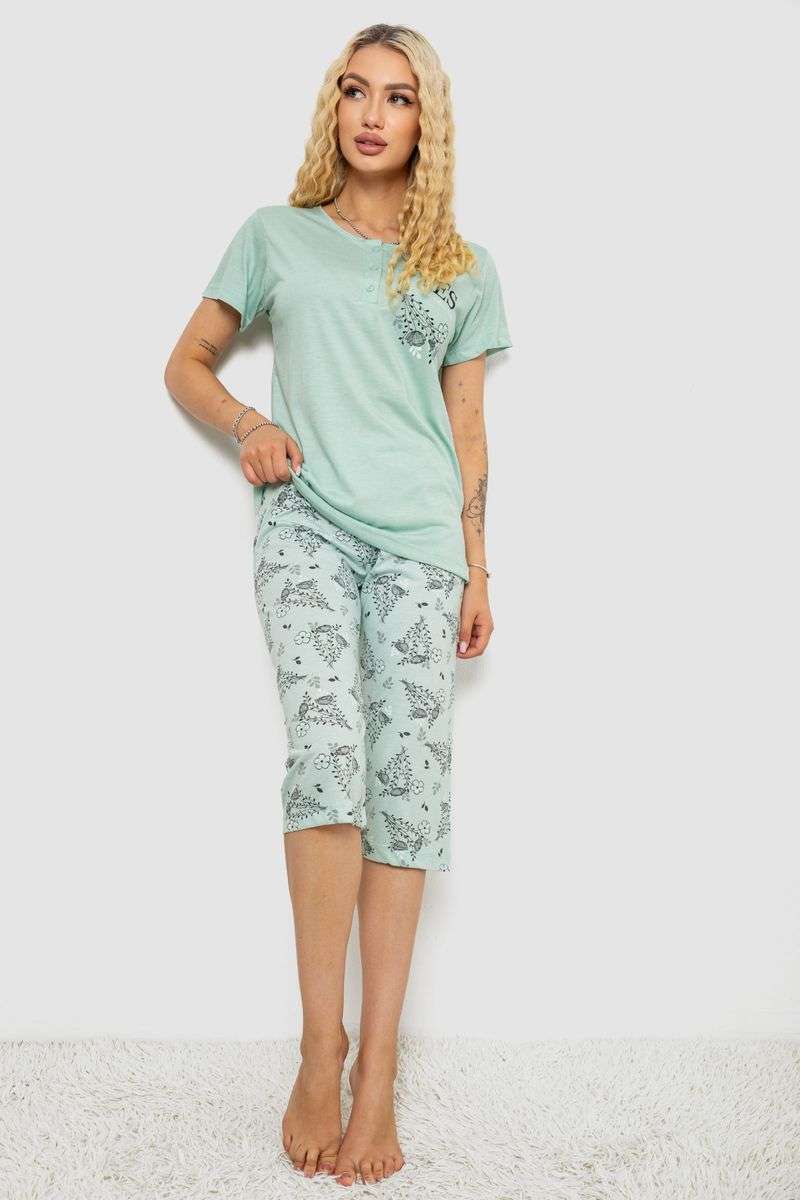 Пижама женская с принтом