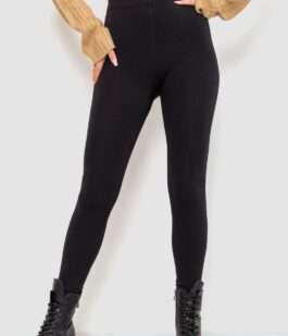 Лосины на флисе 1800D, цвет черный, 139R869