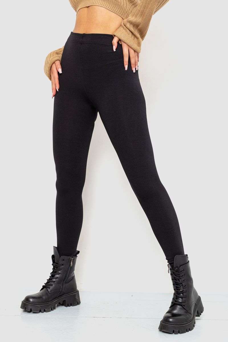 Лосины на флисе 1800D, цвет черный, 139R869 — изображение 4