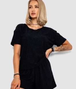 Пижама женская, цвет черный, 102R367