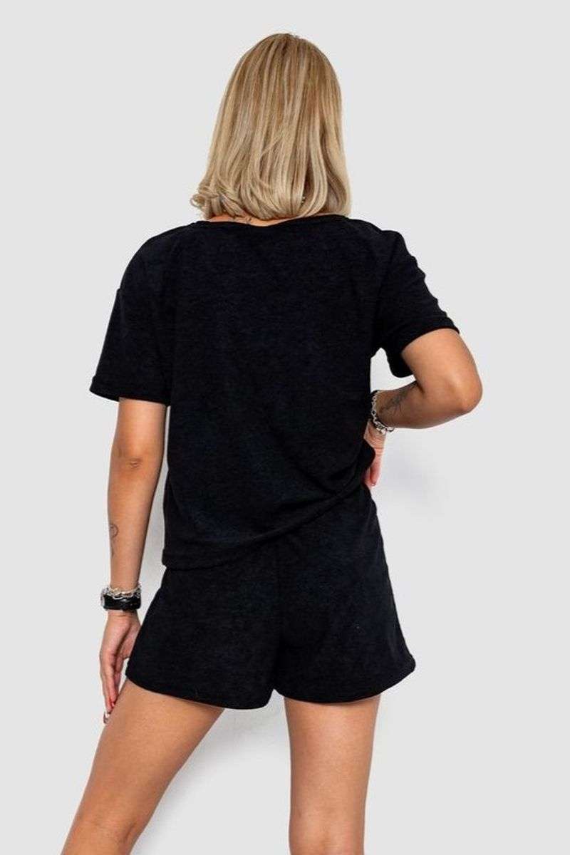 Пижама женская, цвет черный, 102R367 — изображение 4