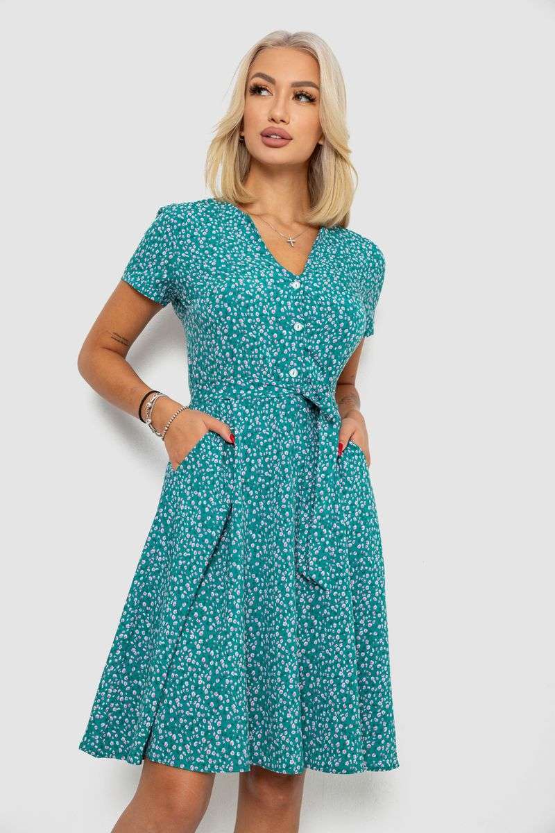 Платье софт с принтом