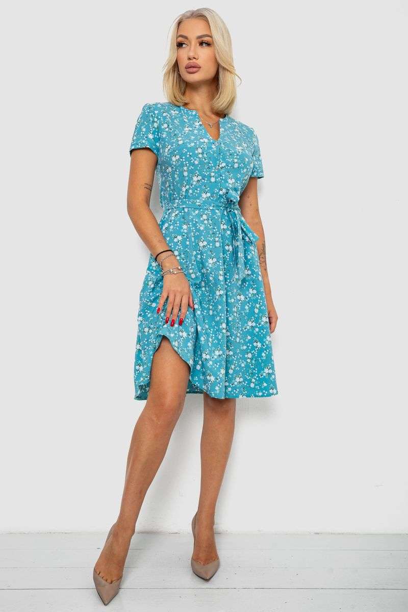 Платье софт с принтом