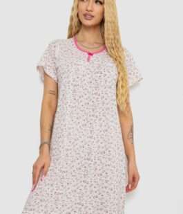 Ночная рубашка, цвет бело-розовый, 238R58367