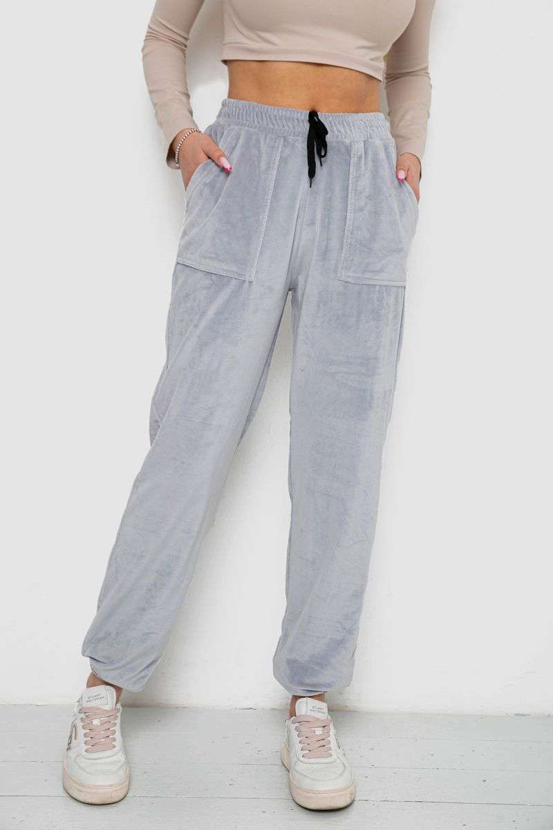 Штаны женские велюровые