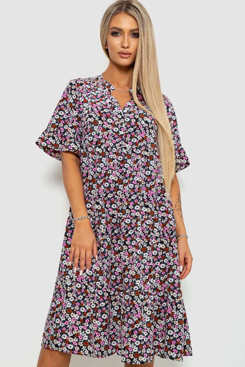 Платье с цветочным принтом