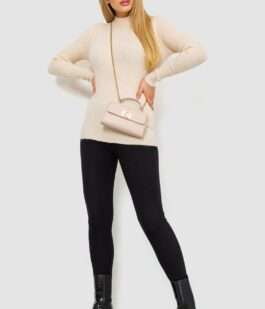 Кофта женская однотонная базовая, цвет светло-бежевый, 244R2032