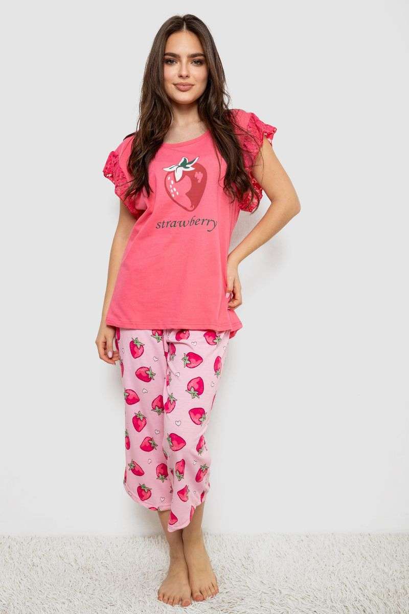 Пижама женская с принтом