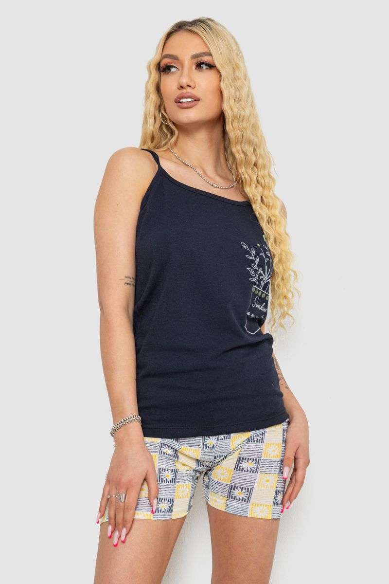 Пижама женская с принтом