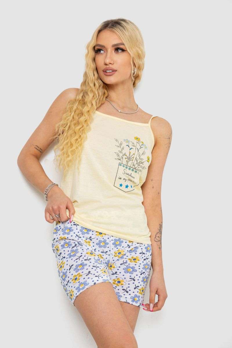 Пижама женская с принтом