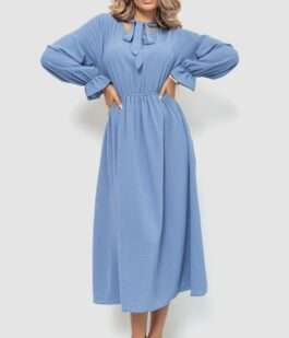 Платье нарядное, цвет джинс, 204R601