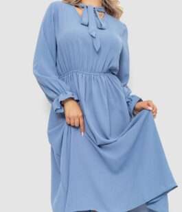 Платье нарядное, цвет джинс, 204R601