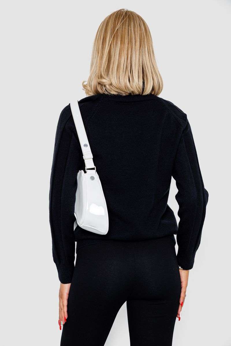 Гольф женский однотонный, цвет черный, 244R1516 — изображение 4