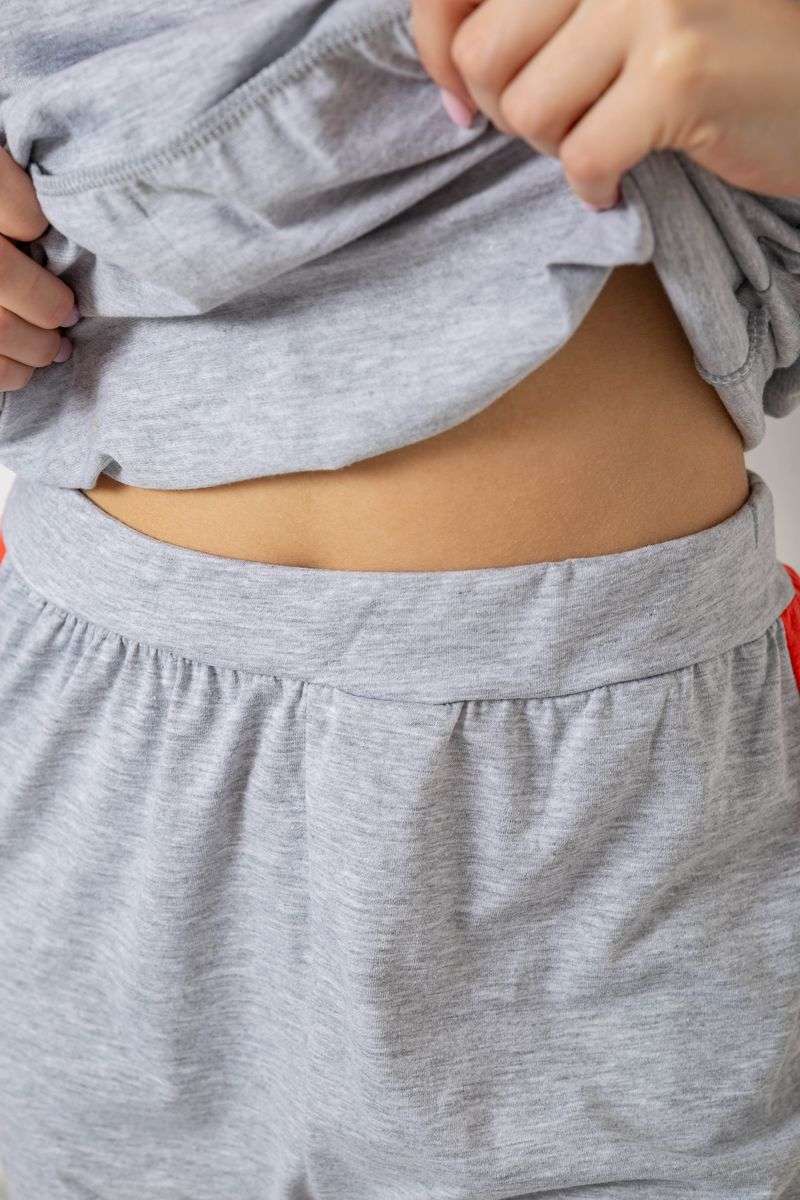 Пижама женская, цвет серый, 243R1488-008 — изображение 5