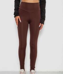 Лосины однотонные, цвет шоколадный, 238R57308
