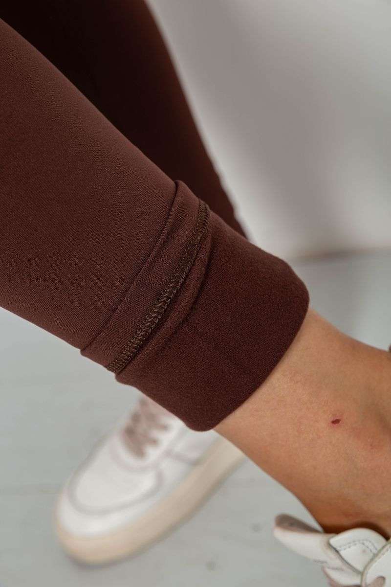 Лосины однотонные, цвет шоколадный, 238R57308 — изображение 6