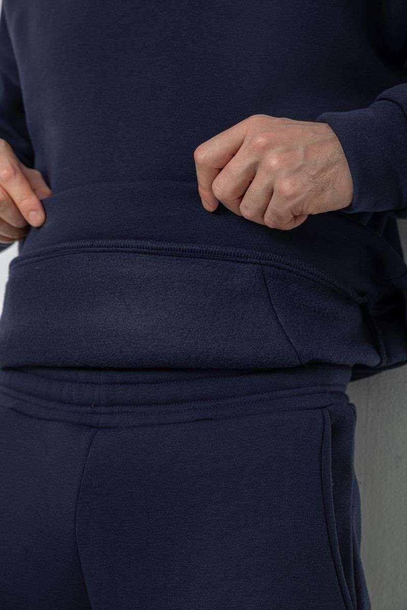 Спортивный костюм мужской на флисе, цвет темно-серый, 177R235-1 — изображение 8