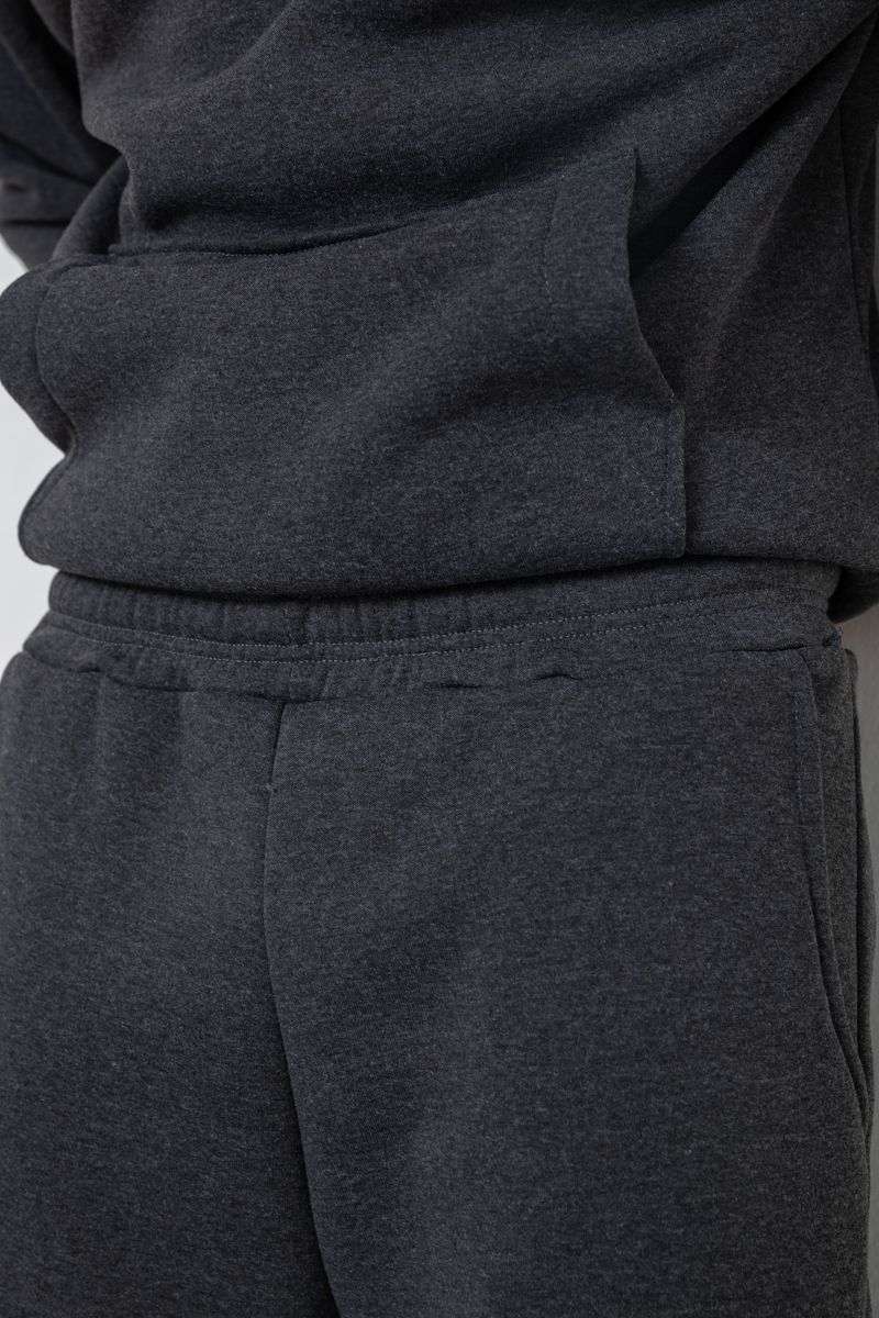 Спортивный костюм мужской на флисе, цвет темно-серый, 177R235-1 — изображение 6