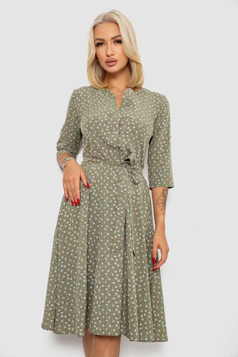 Платье софт с принтом