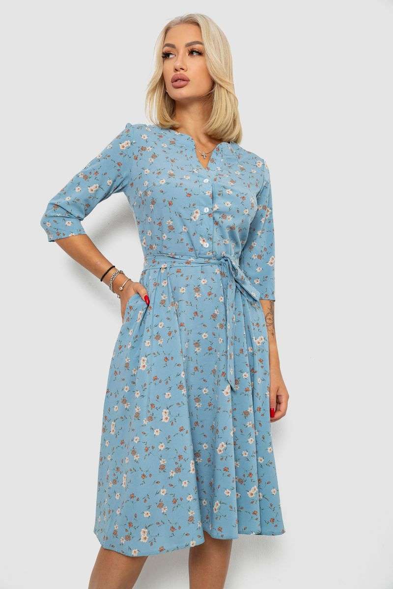 Платье софт с принтом