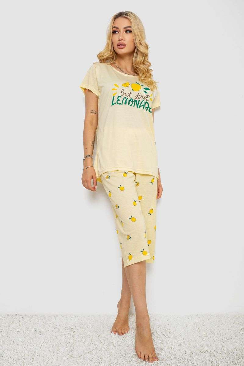 Пижама женская с принтом