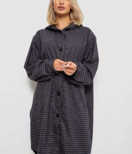 Кардиган женский в клетку, цвет серый, 257R233-4