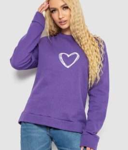 Свитшот женский, цвет фиолетовый, 238R57162