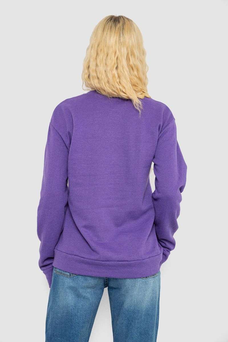 Свитшот женский, цвет фиолетовый, 238R57162 — изображение 4