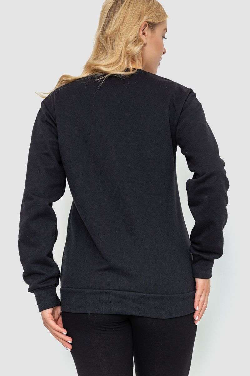 Свитшот женский, цвет черный, 238R57162 — изображение 4