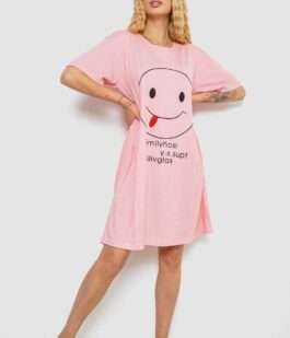 Ночная рубашка, цвет розово-белый, 238R335-2