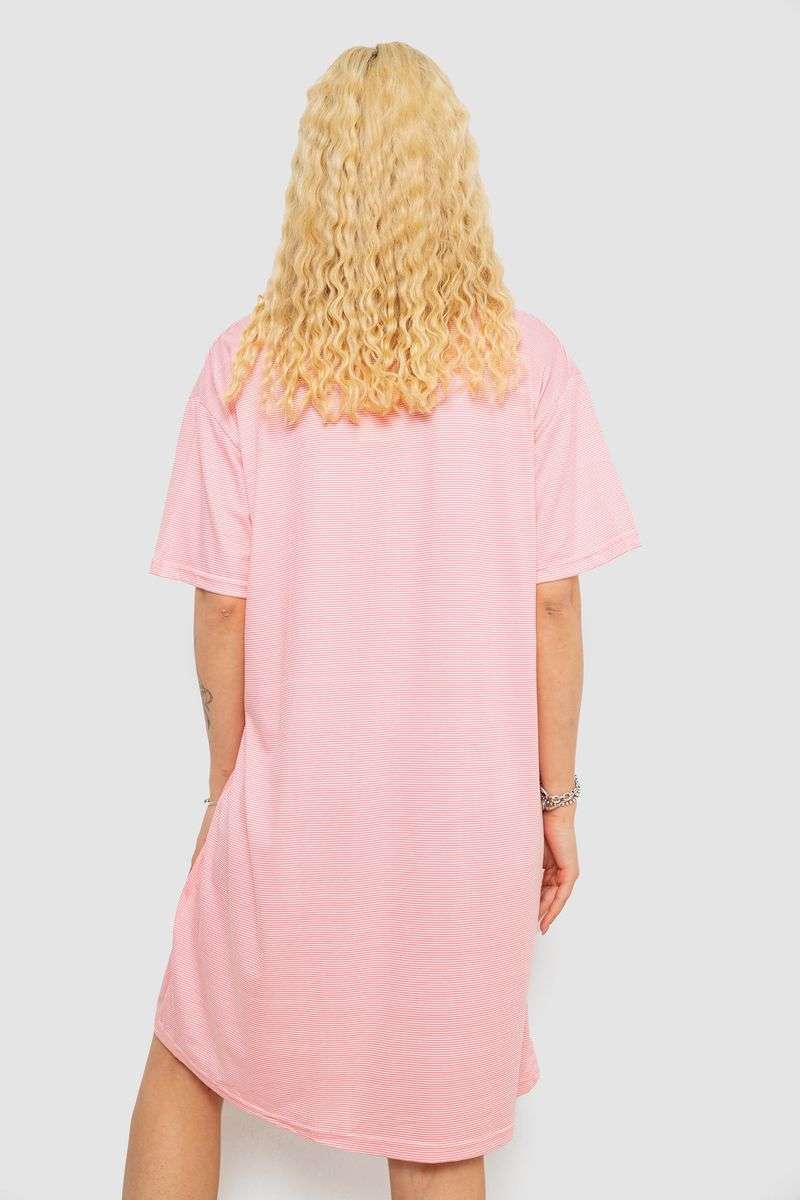 Ночная рубашка, цвет розово-белый, 238R335-2 — изображение 4