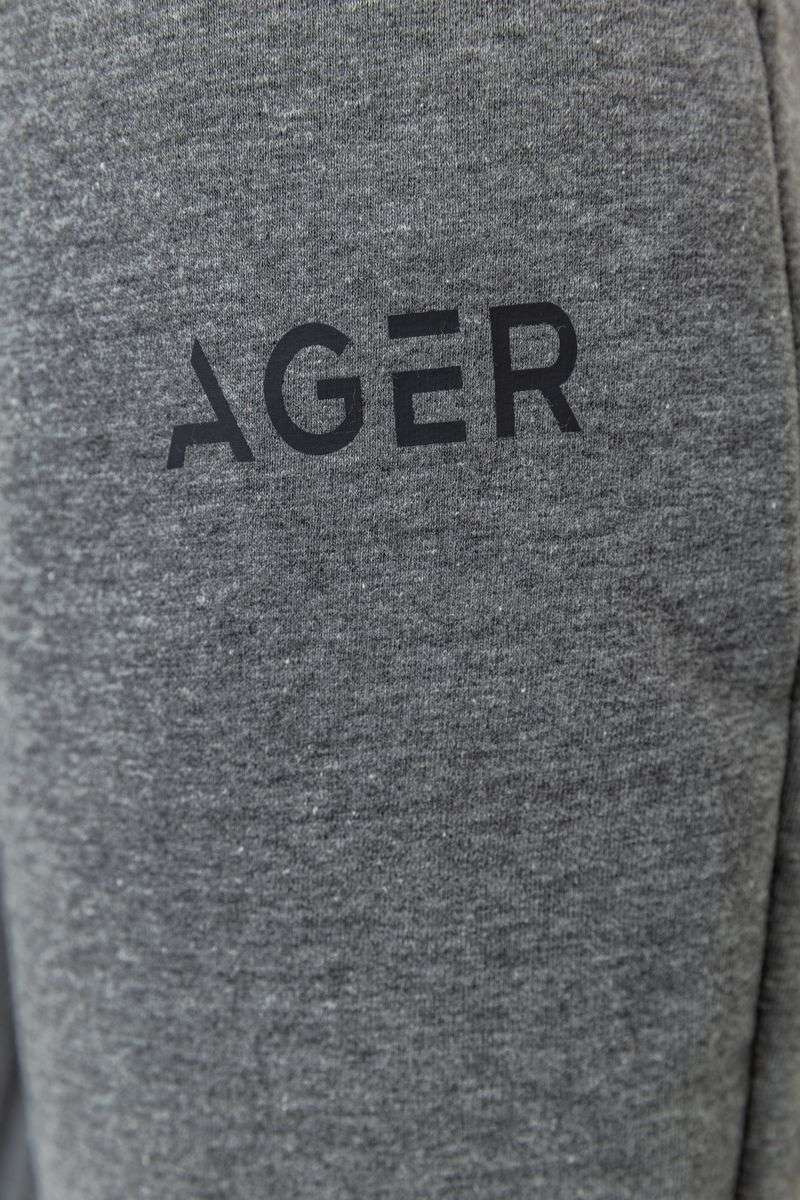 Спорт штаны женские демисезонные, цвет темно-серый, 206R001 — изображение 5