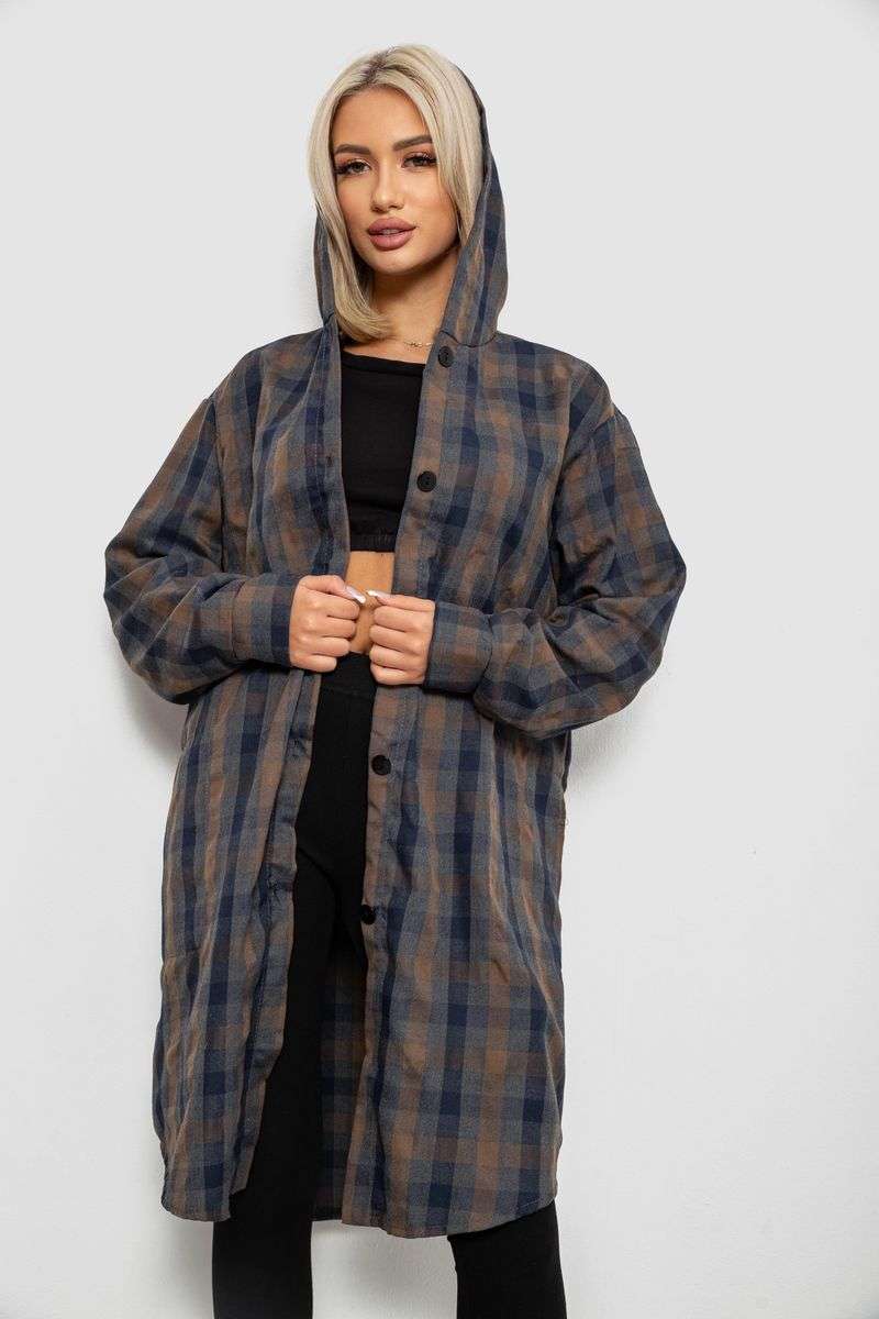 Кардиган женский в клетку