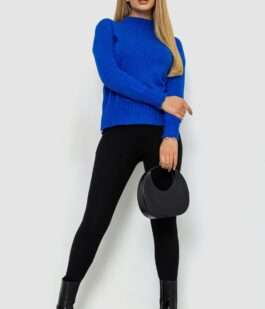 Кофта женская однотонная, цвет электрик, 244R2028