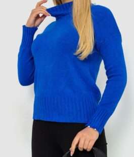 Кофта женская однотонная, цвет электрик, 244R2028