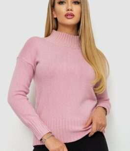 Кофта женская однотонная, цвет светло-розовый, 244R2028