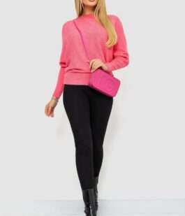 Кофта женская однотонная, цвет розовый, 244R2034